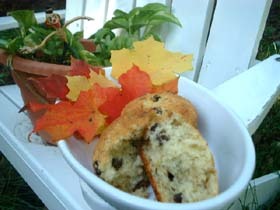 ラムレーズンと紅茶のマフィン