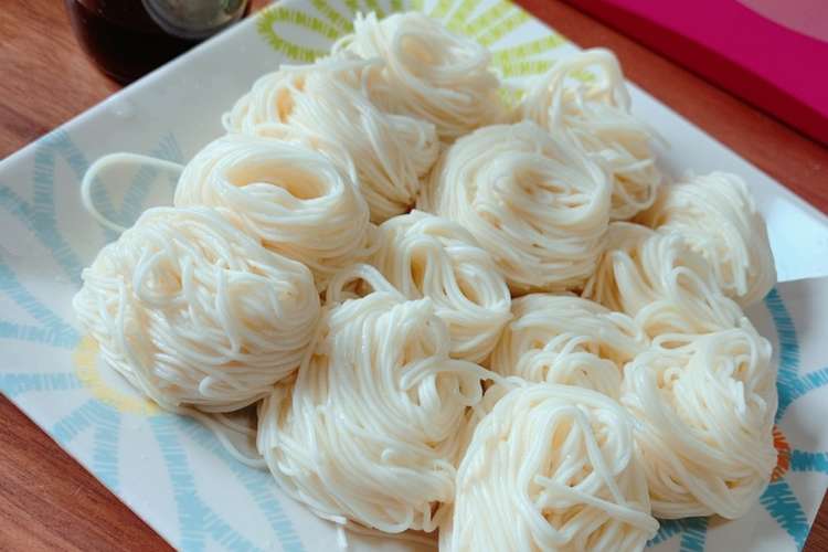 夏の味方 不味い素麺の茹で方 戒め レシピ 作り方 By 100百 クックパッド 簡単おいしいみんなのレシピが357万品