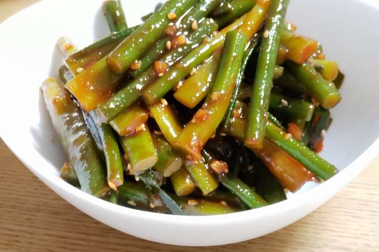 一度は食べて欲しい にんにくの芽キムチ レシピ 作り方 By 白川農場 クックパッド 簡単おいしいみんなのレシピが366万品