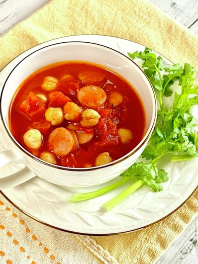 ひよこ豆のメキシカン＊スパイシースープの写真