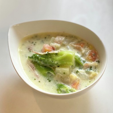 カップスープの素で簡単クリームスープの写真