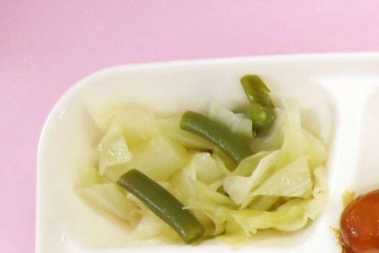 学校給食 キャベツとさんどまめのサラダ レシピ 作り方 By 大阪市たべやんレシピ クックパッド 簡単おいしいみんなのレシピが353万品