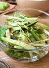 簡単♪水菜ときゅうりのサラダ