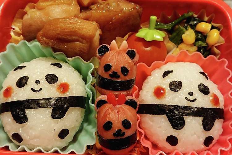 パンダおにぎり弁当 レシピ 作り方 By Aco Rico クックパッド 簡単おいしいみんなのレシピが375万品