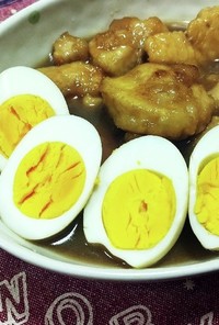 簡単メイン♪鶏とゆで卵の煮物