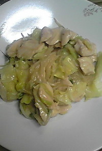 鶏ささみと野菜の味噌炒め