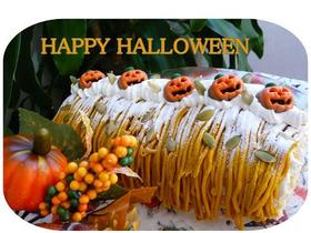 HAPPY ハロウィン ロールケーキ