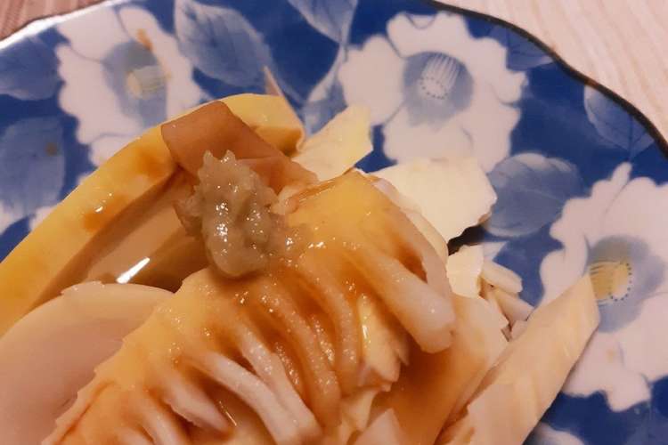 旬の季節に 筍のお刺身 レシピ 作り方 By ももこ クックパッド 簡単おいしいみんなのレシピが377万品