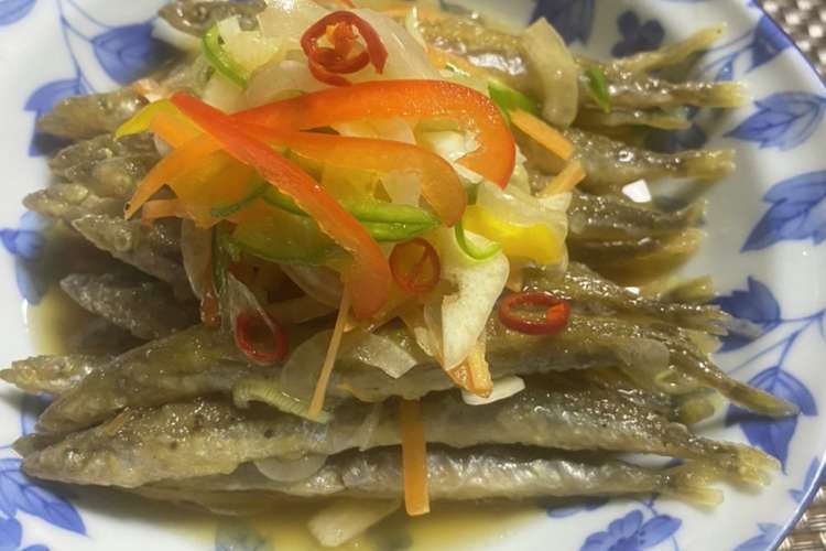 イカナゴふるせ 成魚 の 南蛮漬け レシピ 作り方 By ウルトラマンド クックパッド 簡単おいしいみんなのレシピが360万品