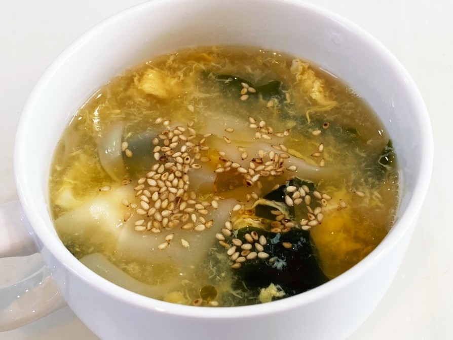 ワンタン風中華スープの画像
