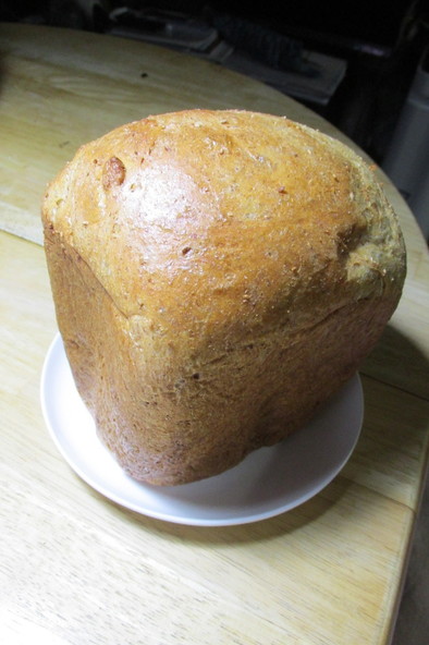 チアシード入り大豆粉ふすま食パンの写真
