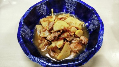 タケノコと鶏肉の煮物♪の写真