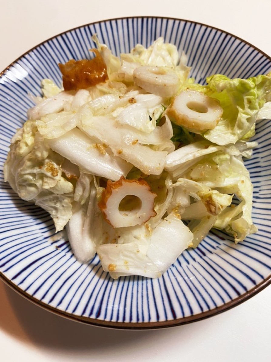 白菜とちくわの中華風サラダの画像