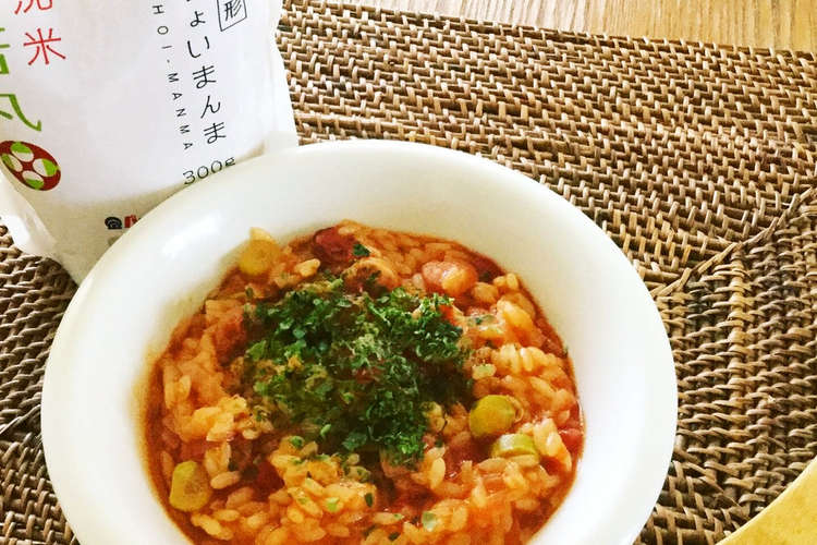無洗米で簡単トマトリゾット レシピ 作り方 By あきっきー2 クックパッド 簡単おいしいみんなのレシピが355万品