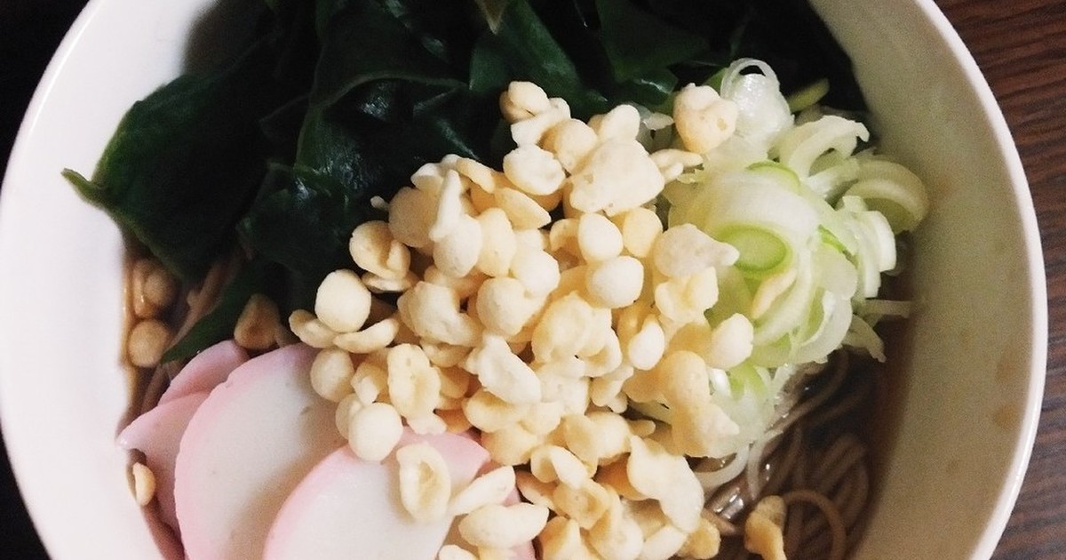 簡単 たぬき蕎麦 レシピ 作り方 By チビももちゃん クックパッド 簡単おいしいみんなのレシピが354万品