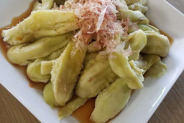 レンジで簡単 さっぱり茄子のポン酢味 レシピ 作り方 By グラップラー嫁 クックパッド 簡単おいしいみんなのレシピが370万品