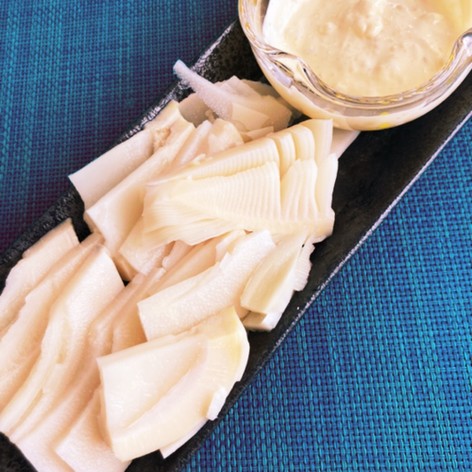 タケノコの味噌マヨディップ