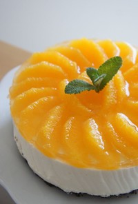 焼かないケーキ＊オレンジヨーグルトムース