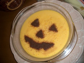 ハロウィンに♪かぼちゃプリン!
