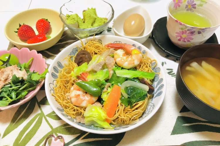 今日の夕飯のおかずは かた焼きそば レシピ 作り方 By 体裁よく クックパッド 簡単おいしいみんなのレシピが366万品