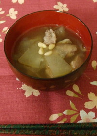 あったか♪冬瓜の中華スープ