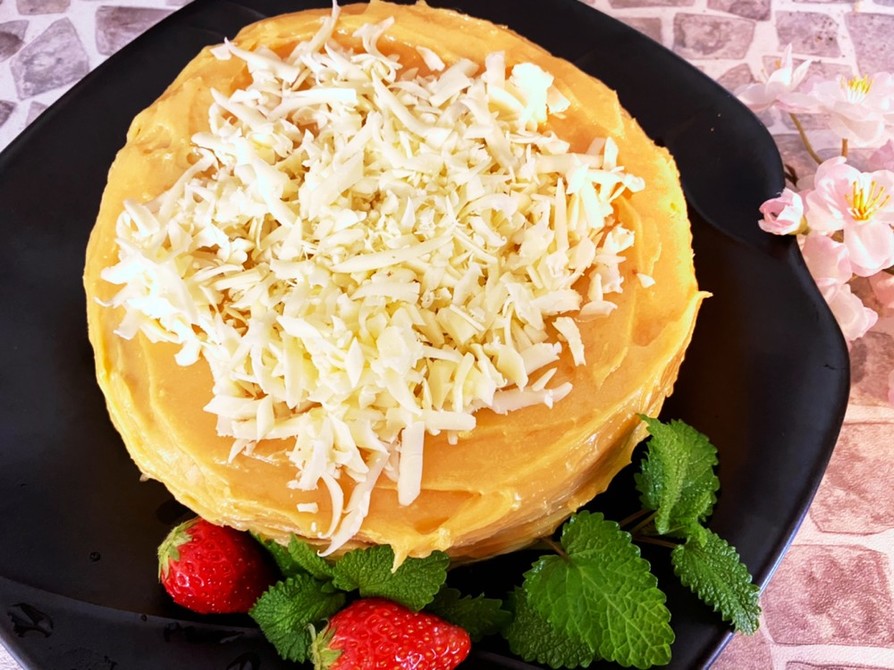 フィリピン♡チーズonカスタードケーキの画像