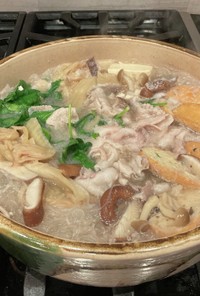 白菜の漬物と豚肉の発酵鍋