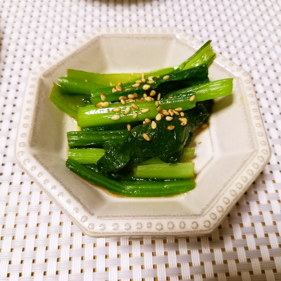 レンジで簡単♫小松菜ナムルの画像