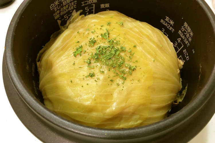 炊飯器にお任せ 巻かないロールキャベツ レシピ 作り方 By シュン0923 楽天レシピ