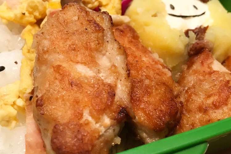 お弁当用 鶏のささみスパイス揚げ焼き レシピ 作り方 By アイコ15 クックパッド 簡単おいしいみんなのレシピが355万品