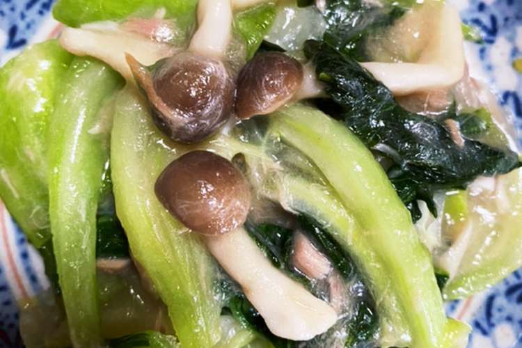 チンゲン菜とツナ缶のスピード炒め レシピ 作り方 By Ekyu クックパッド 簡単おいしいみんなのレシピが367万品