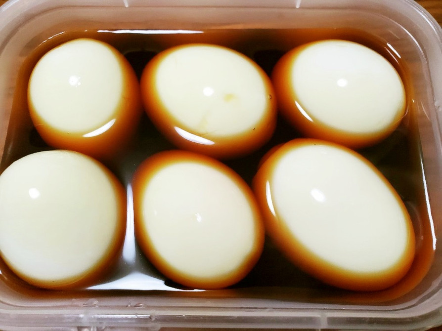 超簡単な半熟煮卵の画像