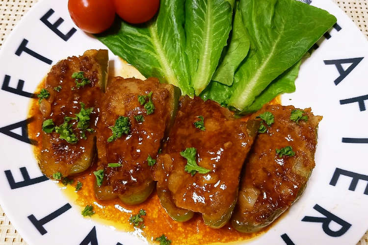 ピーマンがご馳走に ピーマンの肉詰め レシピ 作り方 By ポテチ犬 クックパッド 簡単おいしいみんなのレシピが357万品