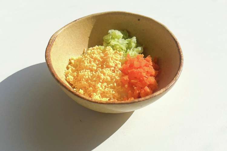 離乳食中期 野菜と卵のおかゆ レシピ 作り方 By やまひここんぶ クックパッド 簡単おいしいみんなのレシピが359万品