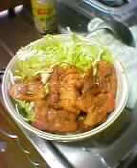 豚のバラ焼き丼