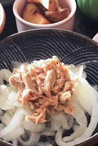 副菜♡ダイエット♡新玉葱の甘酢漬け＆ツナ