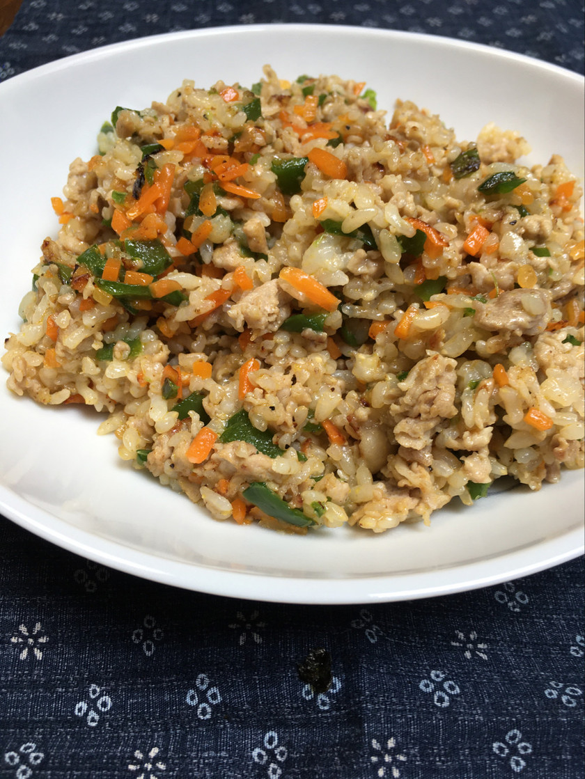 野菜チャーハンのレシピ