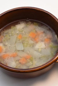 コンソメ不要♪簡単温活コロコロ野菜スープ