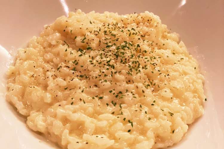 冷やご飯のチーズリゾット レシピ 作り方 By たいせい001 クックパッド 簡単おいしいみんなのレシピが375万品