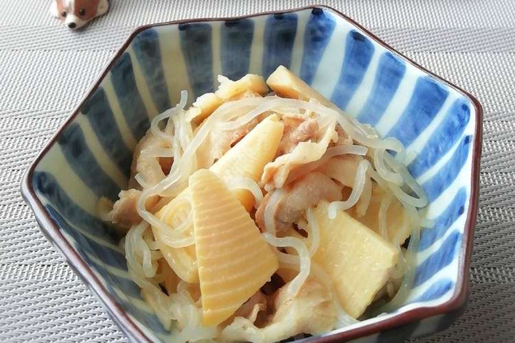 たけのこと豚バラの味噌煮込み レシピ 作り方 By Newチヨコっと クックパッド 簡単おいしいみんなのレシピが357万品