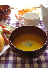 かぼちゃと豆乳のポタージュスープ