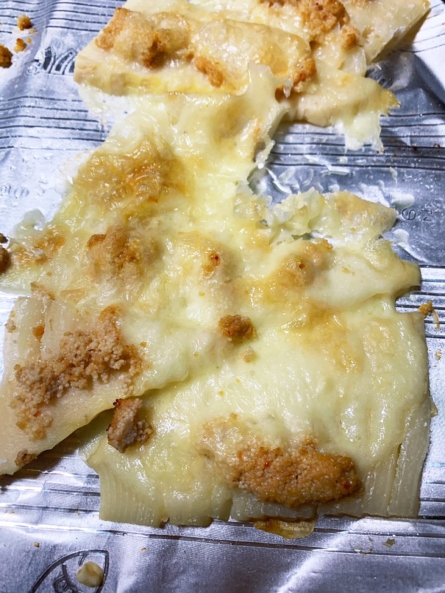 トースターで簡単！たけのこ明太子チーズの画像