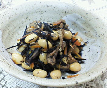大豆とひじきの五目煮の画像