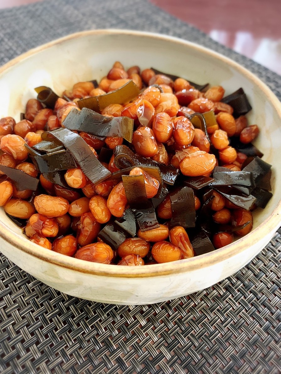 昆布豆、九州甘辛味。の画像