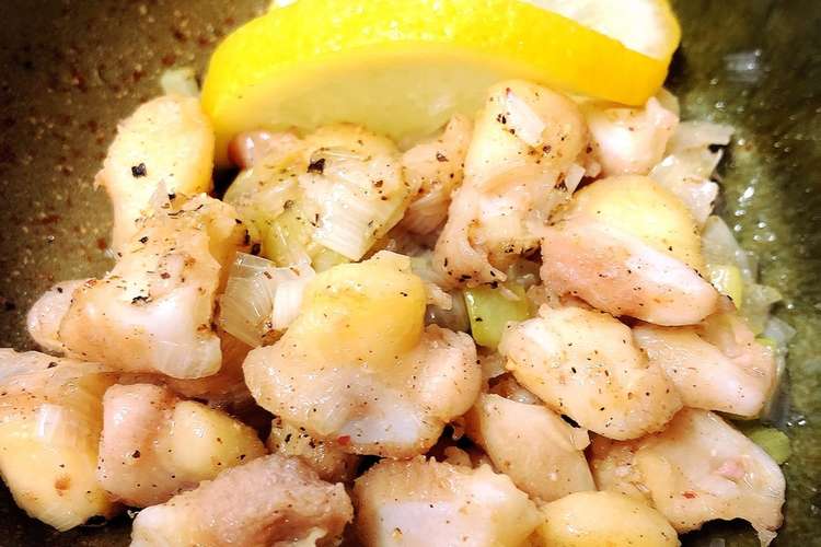 コリコリが美味しい 鶏ひざ軟骨炒め レシピ 作り方 By Yummysunny クックパッド 簡単おいしいみんなのレシピが356万品