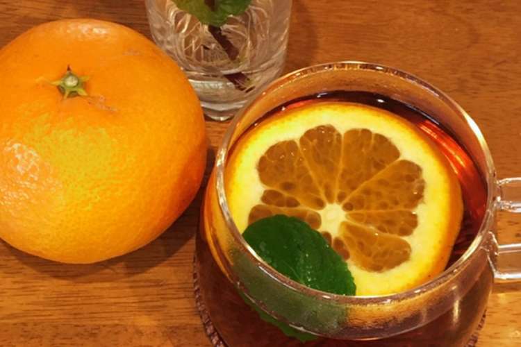 清見オレンジでオレンジ ミントティー レシピ 作り方 By Bantou梅吉 クックパッド 簡単おいしいみんなのレシピが361万品