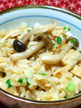 ✿きのこの炊き込みご飯✿