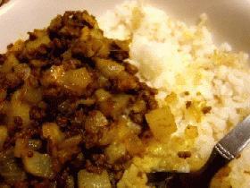 大根のドライカレー