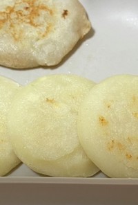 離乳食☆りんごと豆腐の米粉パンケーキ