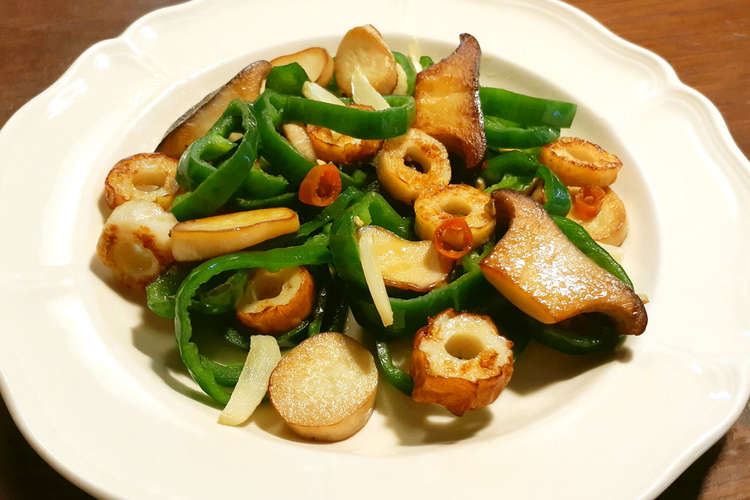 竹輪、エリンギ、ピーマンの野菜炒め レシピ・作り方 By Guzavie 【クックパッド】 簡単おいしいみんなのレシピが363万品